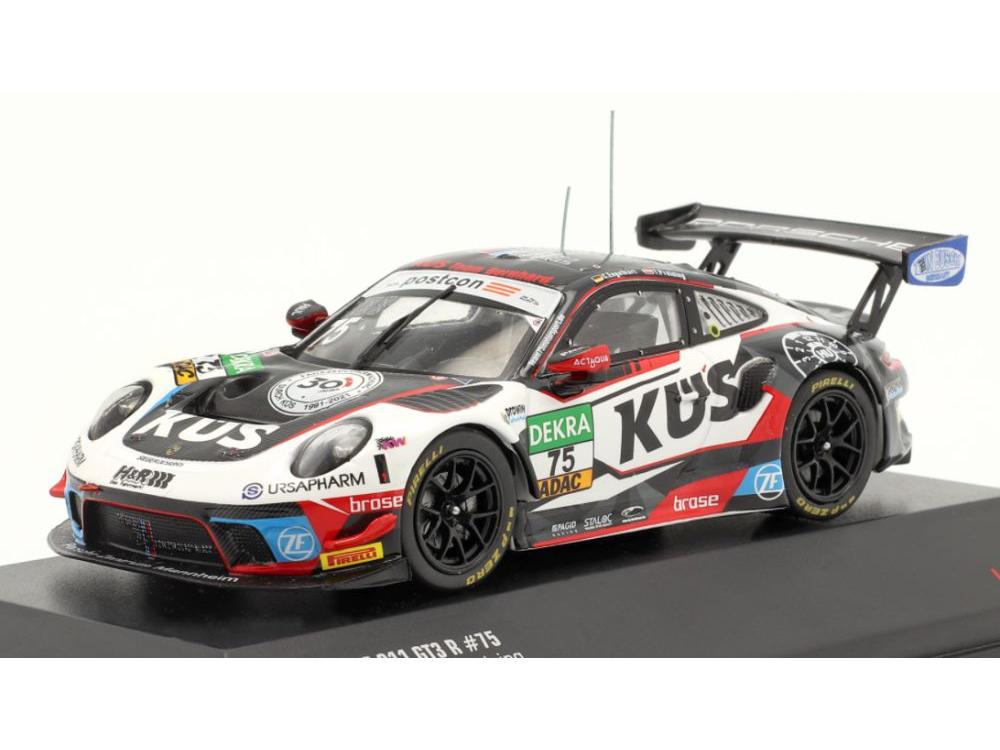 Porsche 911 GT3 R #75 ADAC GT Masters 2021 KUS Team75 Bernhard 1:43 Scale IXO Diecast Model Car-IXO-Diecast Model Centre
