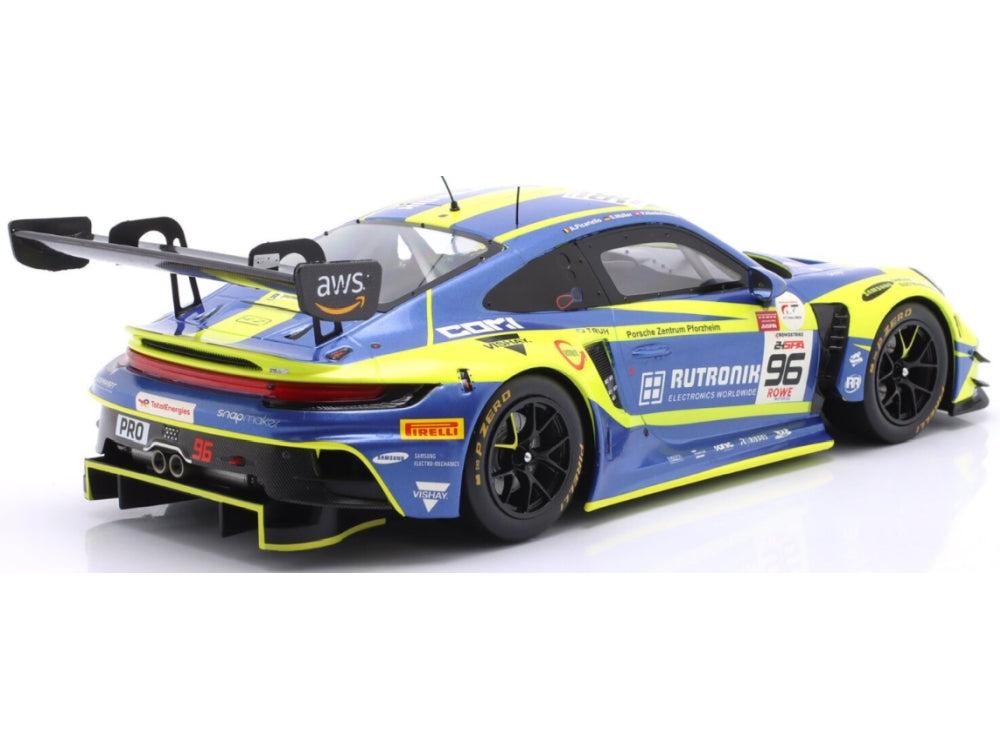 Porsche 911 GT3 R #96 2nd 24h Spa GTWC Endurance Champion 2025 1:18 Scale Diecast Car – IXO-IXO-Diecast Model Centre