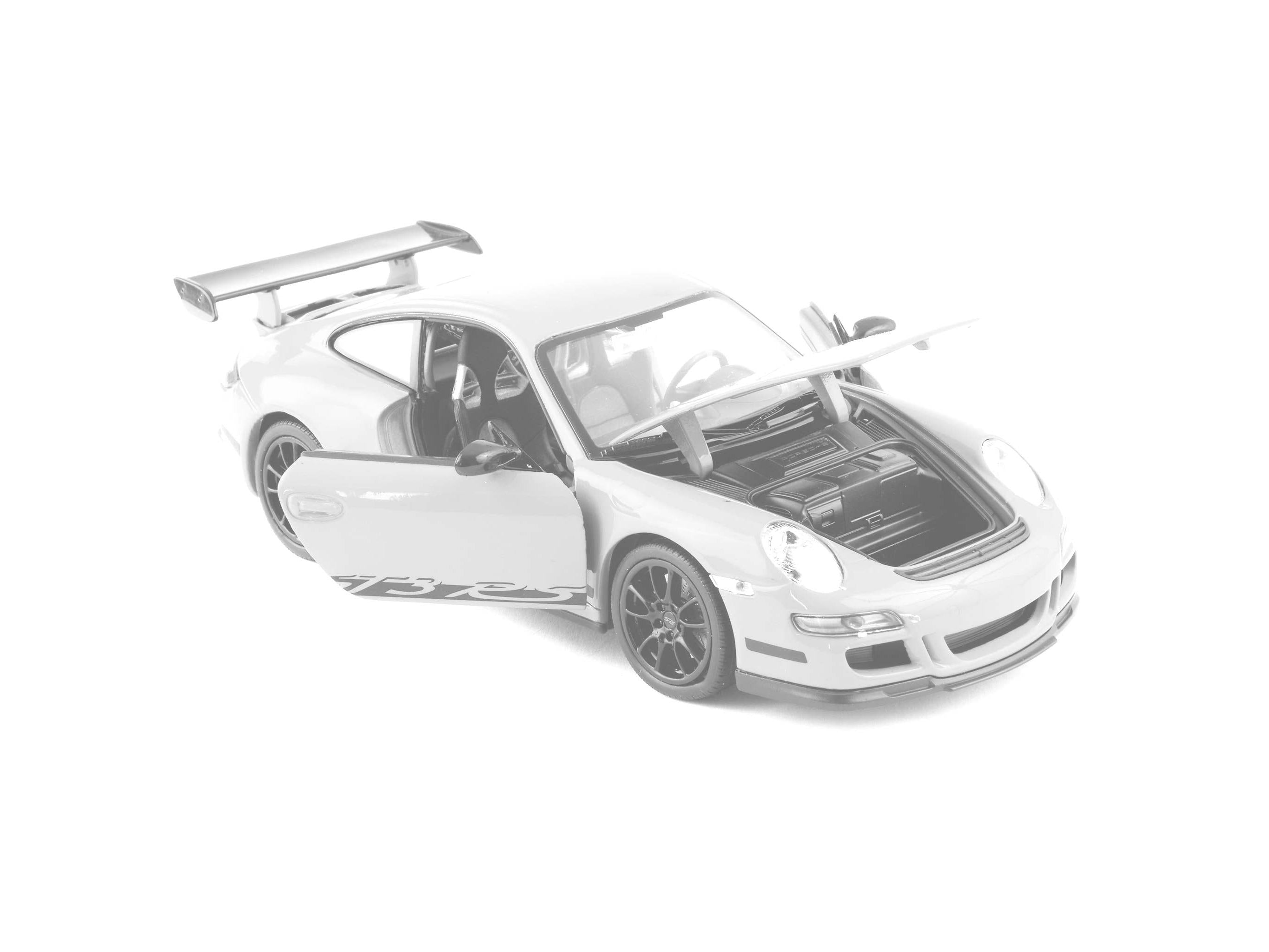 Porsche 911 GT3 RS Diecast Model Car white - 1:24 Scale-Welly-Diecast Model Centre