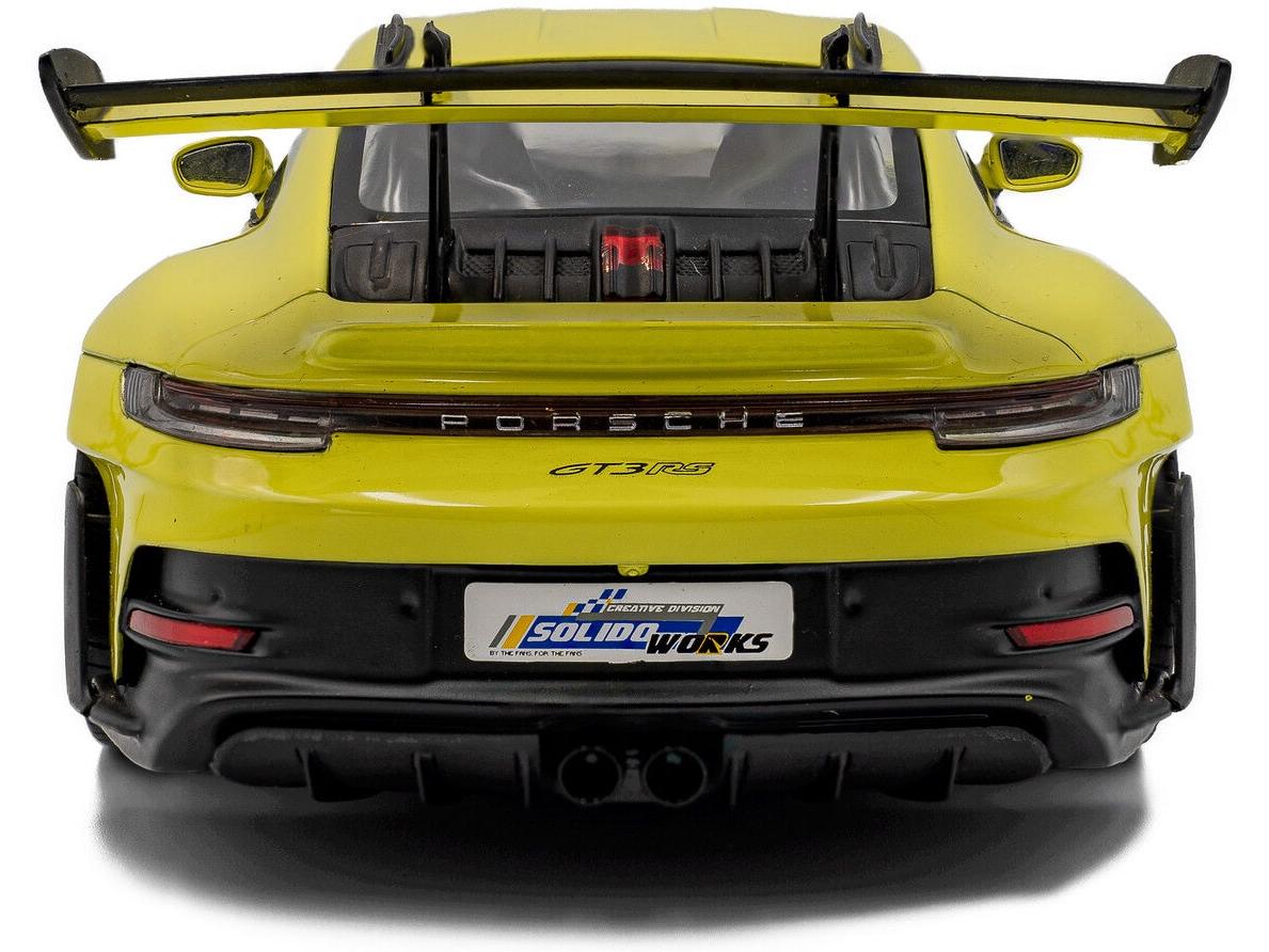 Porsche 911 GT3 RS Solido Works Neon Lime 2024 1:18 Scale Diecast Model Car – Solido-Solido-Diecast Model Centre