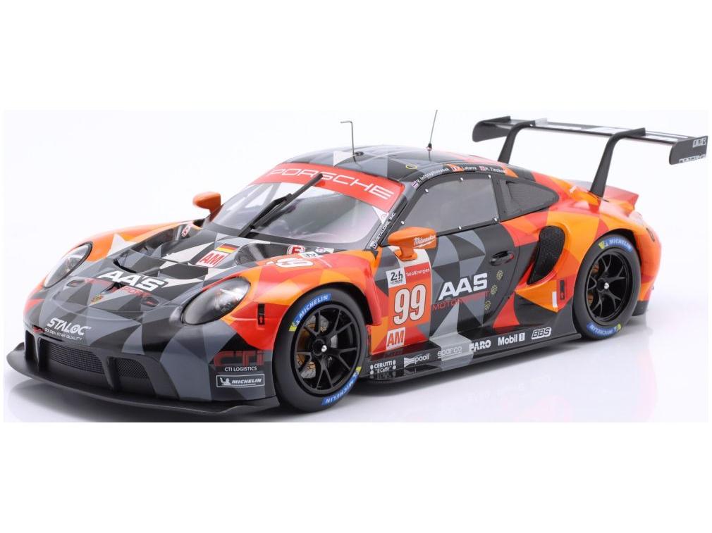 Porsche 911 RSR-19 #99 24H Le Mans 2021 Proton Competition Inthraphuvasak/Latorre 1:18 Scale IXO Diecast Model Car-IXO-Diecast Model Centre