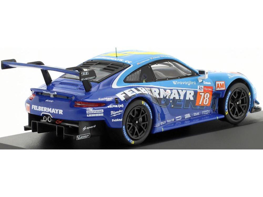 Porsche 911 RSR #78 24h Le Mans 2020 Beretta/Felbermayr/van Splunteren 1:43 Scale IXO Diecast Model Car-IXO-Diecast Model Centre