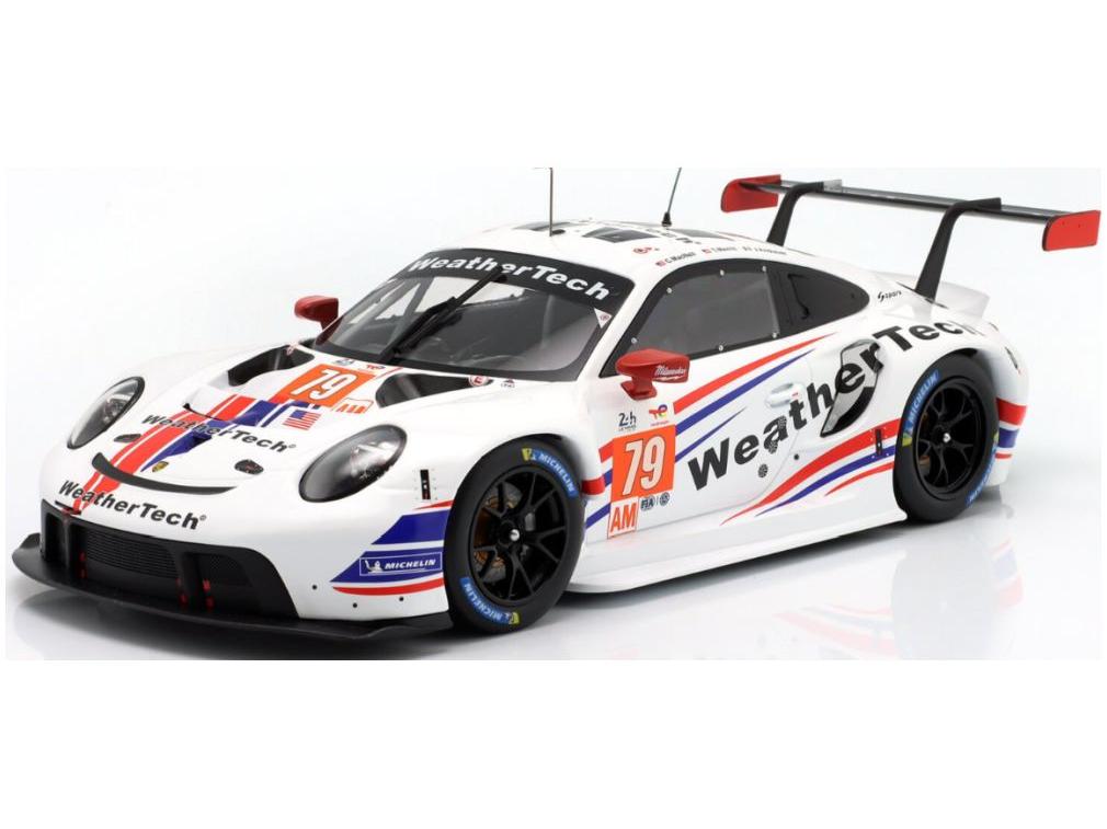 Porsche 911 RSR #79 MacNeil/Bamber/Vanthoor 24H Le Mans 2021 1:18 Scale IXO Diecast Model Car-IXO-Diecast Model Centre