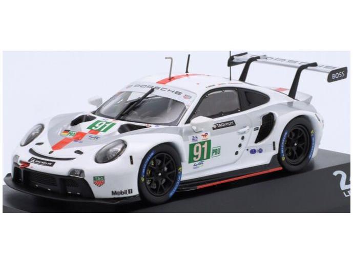 Porsche 911 RSR #91 Winner LMGTE Pro 24h Le Mans 2022 Porsche GT Bruni/Lietz/Makowi 1:43 Scale IXO Diecast Model Car-IXO-Diecast Model Centre