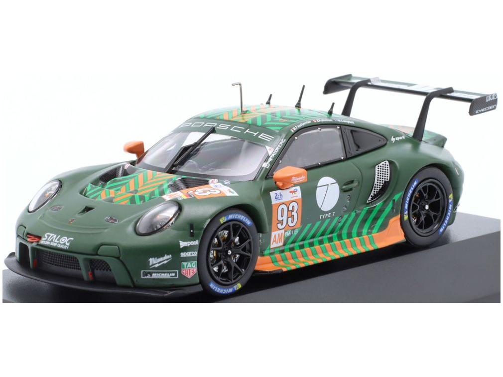 Porsche 911 RSR #93 Proton Competition Fassbender/Campbell/Robichon 1:43 Scale IXO Diecast Model Car-IXO-Diecast Model Centre