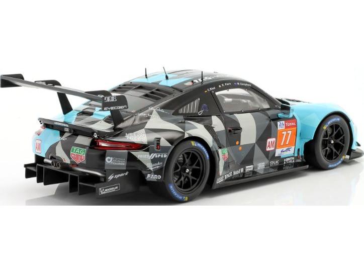 Porsche 911 RSR Dempsey-Proton Racing 2nd LMGTE Am 24h Le Mans 2020 #77 1:18 Scale Diecast Model Car – IXO-IXO-Diecast Model Centre