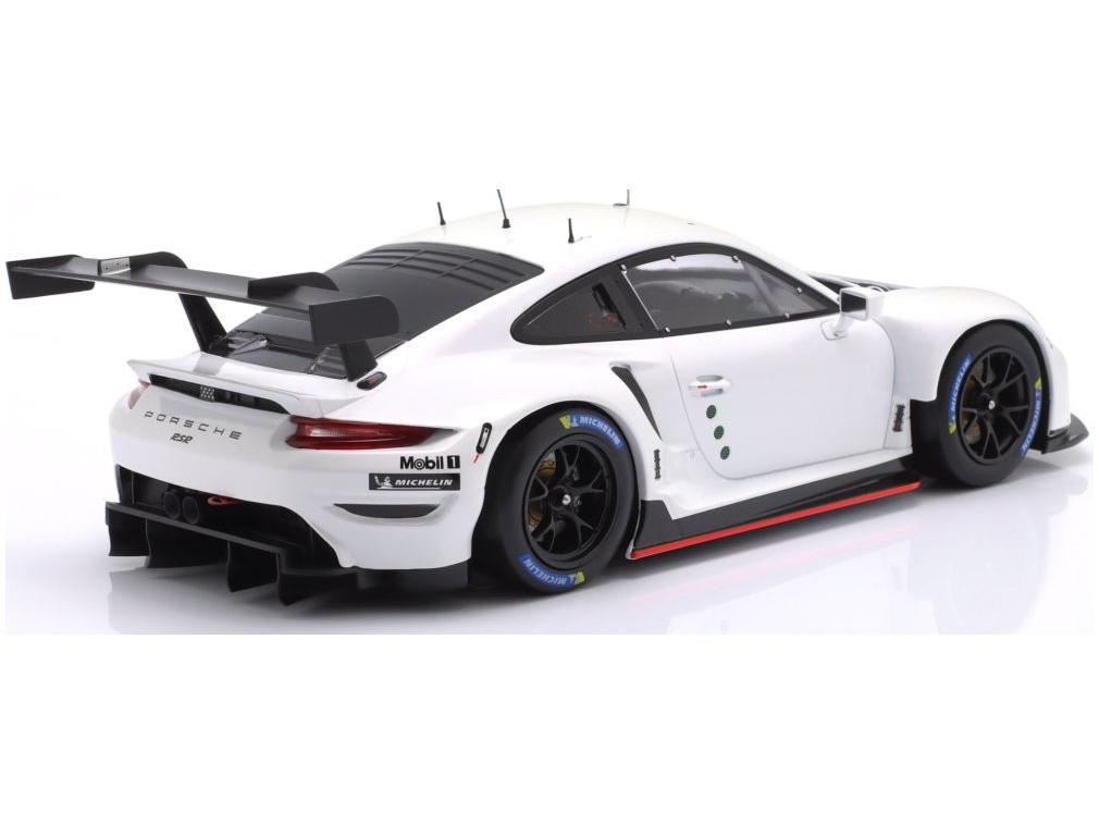 Porsche 911 RSR Plain Body Edition White 1:18 Scale IXO Diecast Model Car-IXO-Diecast Model Centre