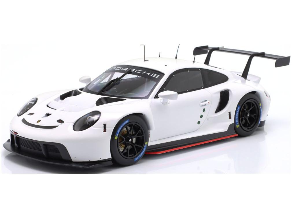 Porsche 911 RSR Plain Body Edition White 1:18 Scale IXO Diecast Model Car-IXO-Diecast Model Centre