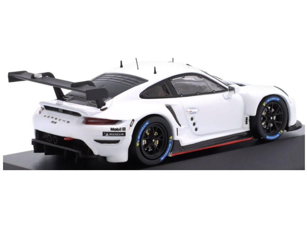 Porsche 911 RSR Plain Body Edition White 1:43 Scale IXO Diecast Model Car-IXO-Diecast Model Centre