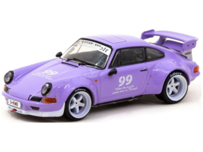 Porsche 911 RWB Backdate lilac 1:64 Model Car Tarmac Works