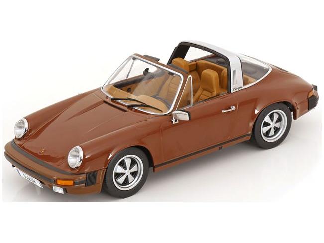 Porsche 911 SC Targa 1975 Brown Tatort Stuttgart German TV Series 1:18 Scale KK Scale Diecast Model Car-KK Scale-Diecast Model Centre