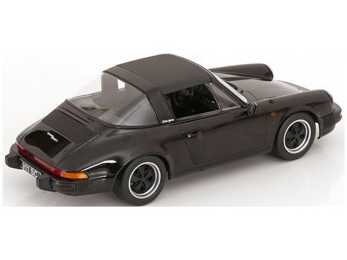 Porsche 911 SC Targa 1983 Black 1:18 Scale KK Scale Diecast Model Car-KK Scale-Diecast Model Centre