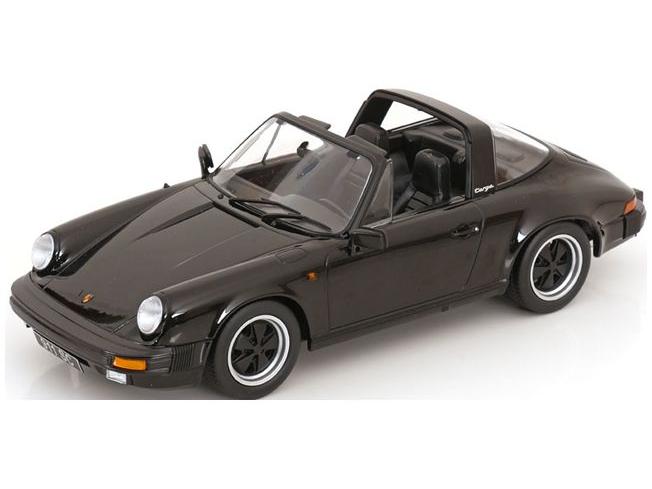 Porsche 911 SC Targa 1983 Black 1:18 Scale KK Scale Diecast Model Car-KK Scale-Diecast Model Centre