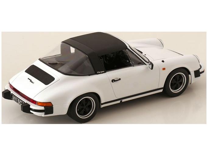 Porsche 911 SC Targa 1983 White 1:18 Scale KK Scale Diecast Model Car-KK Scale-Diecast Model Centre