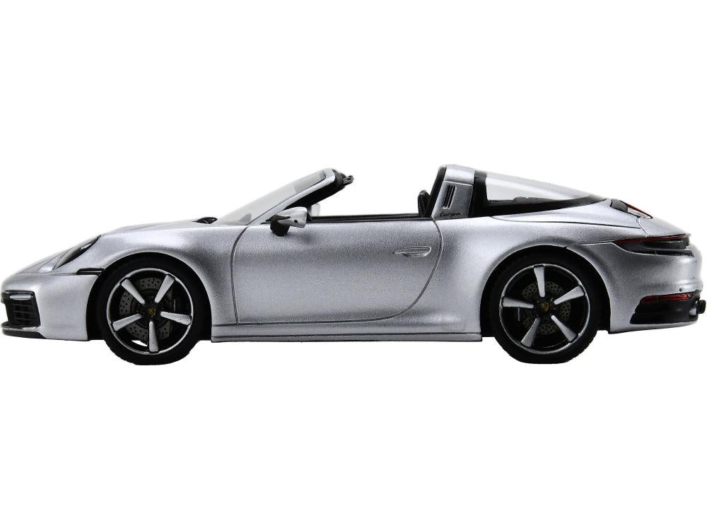 Porsche 911 Targa 4S (992) GT Silver 1:43 Scale Resin Car – Spark-Spark-Diecast Model Centre