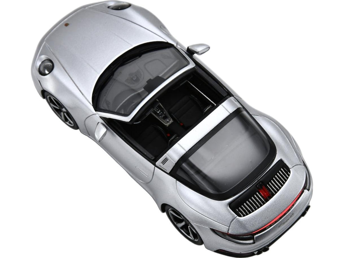 Porsche 911 Targa 4S (992) GT Silver 1:43 Scale Resin Car – Spark-Spark-Diecast Model Centre