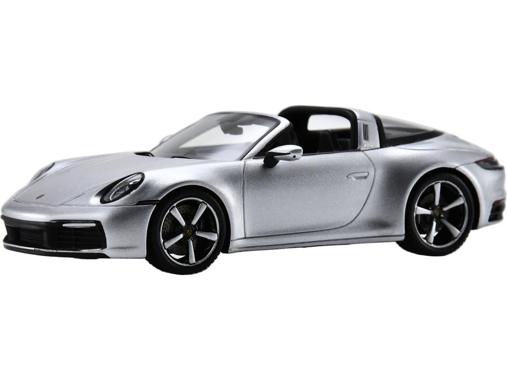 Porsche 911 Targa 4S (992) GT Silver 1:43 Scale Resin Car – Spark-Spark-Diecast Model Centre