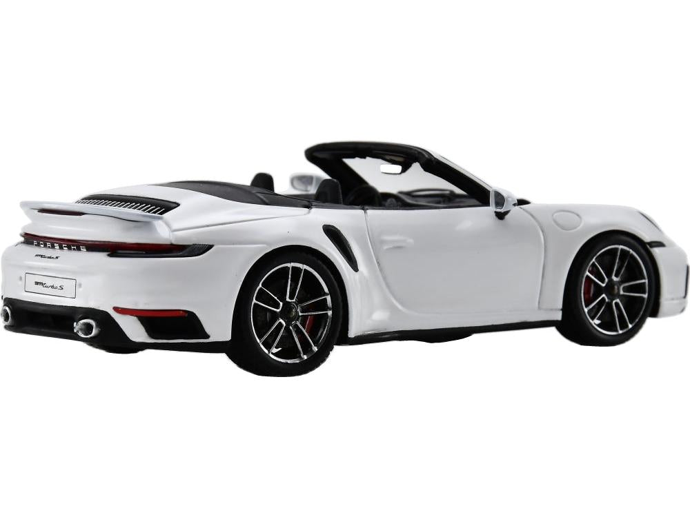 Porsche 911 Turbo S (992) Cabriolet White 1:43 Scale Resin Car – Spark-Spark-Diecast Model Centre