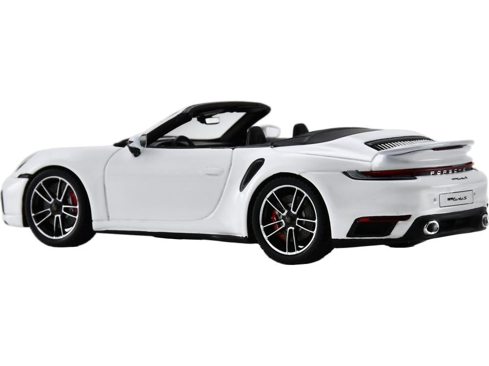 Porsche 911 Turbo S (992) Cabriolet White 1:43 Scale Resin Car – Spark-Spark-Diecast Model Centre