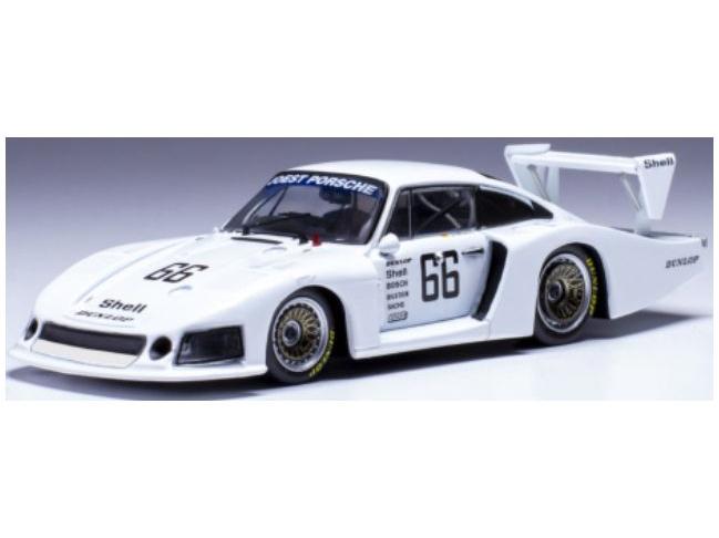 Porsche 935/78-81 Bergischer Lowe Zolder Moby Dick/J.Mass 1981 1:43 Scale IXO Diecast Model Car-IXO-Diecast Model Centre