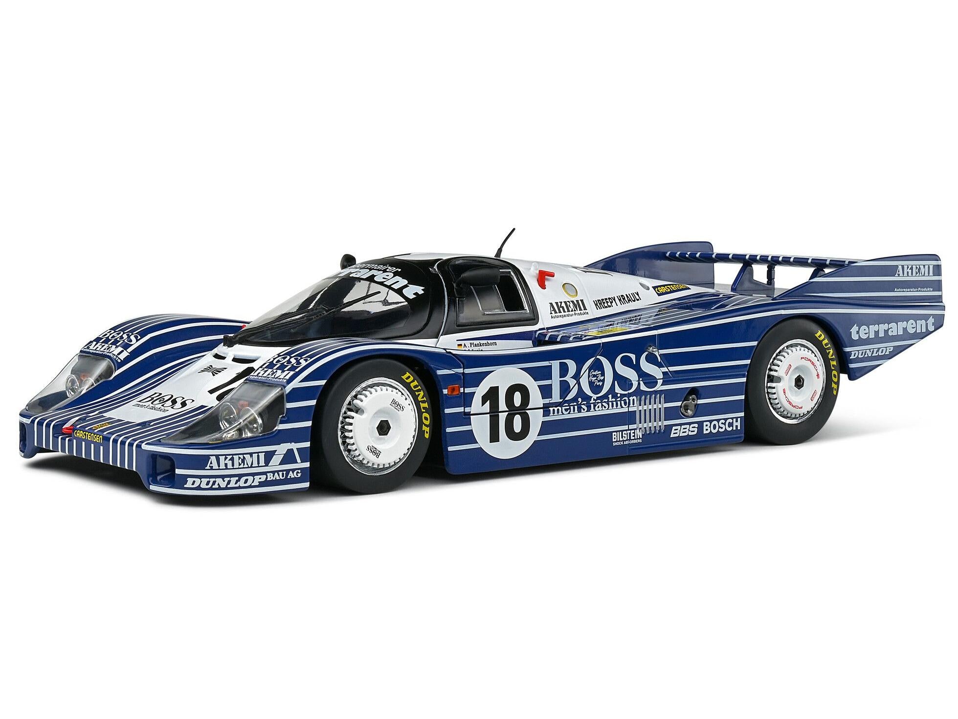 Porsche 956LH #18 Laessig Plankerhorn/Wilson Le Mans 24H 1983 1:18 Scale Solido Diecast Model-Solido-Diecast Model Centre