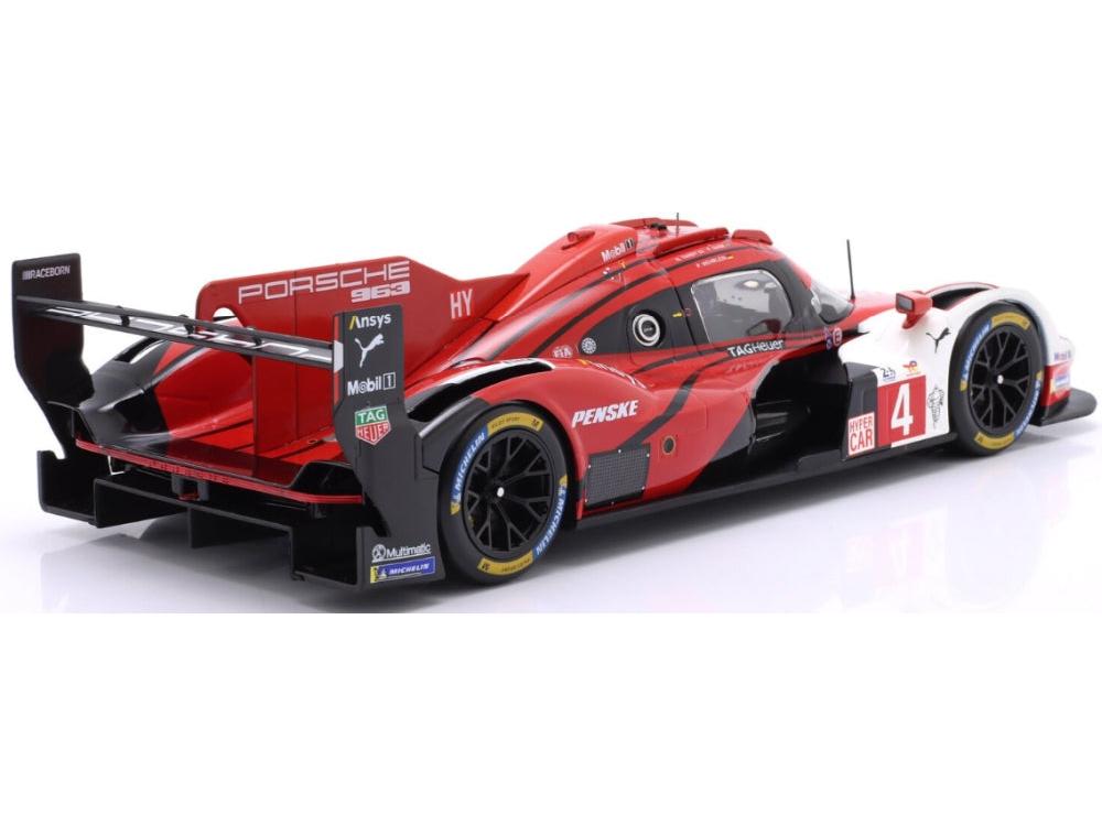 Porsche 963 Porsche Penske Motorsport #4 8th 24h Le Mans 2025 1:18 Scale Diecast Car – IXO-IXO-Diecast Model Centre
