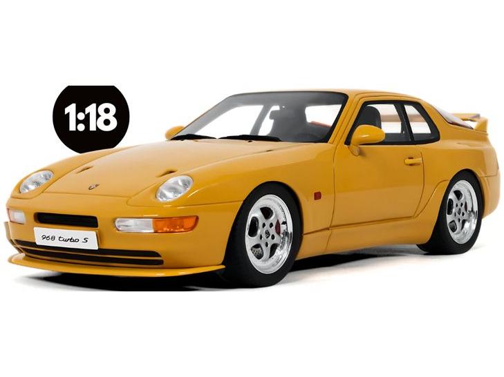 Porsche 968 Turbo S Yellow 1993 1:18 Scale GT Spirit Resin Model Car-GT Spirit-Diecast Model Centre