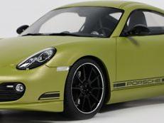 Porsche Cayman R 2012 Peridot Metallic 1:18 Scale GT Spirit Resin Model Car-GT Spirit-Diecast Model Centre
