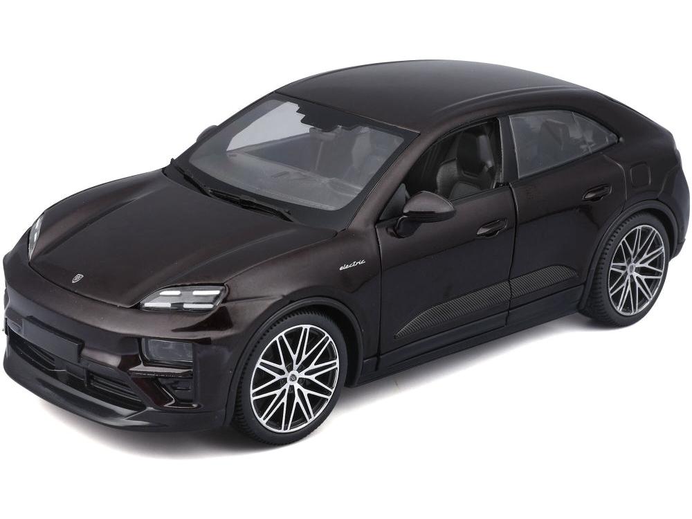 Porsche Macan 4 Electric 2024 Metallic Copper 1:24 Scale Diecast Car – Bburago-Bburago-Diecast Model Centre