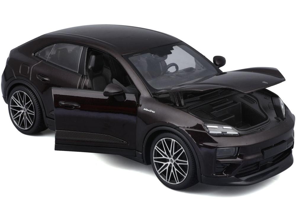 Porsche Macan 4 Electric 2024 Metallic Copper 1:24 Scale Diecast Car – Bburago-Bburago-Diecast Model Centre