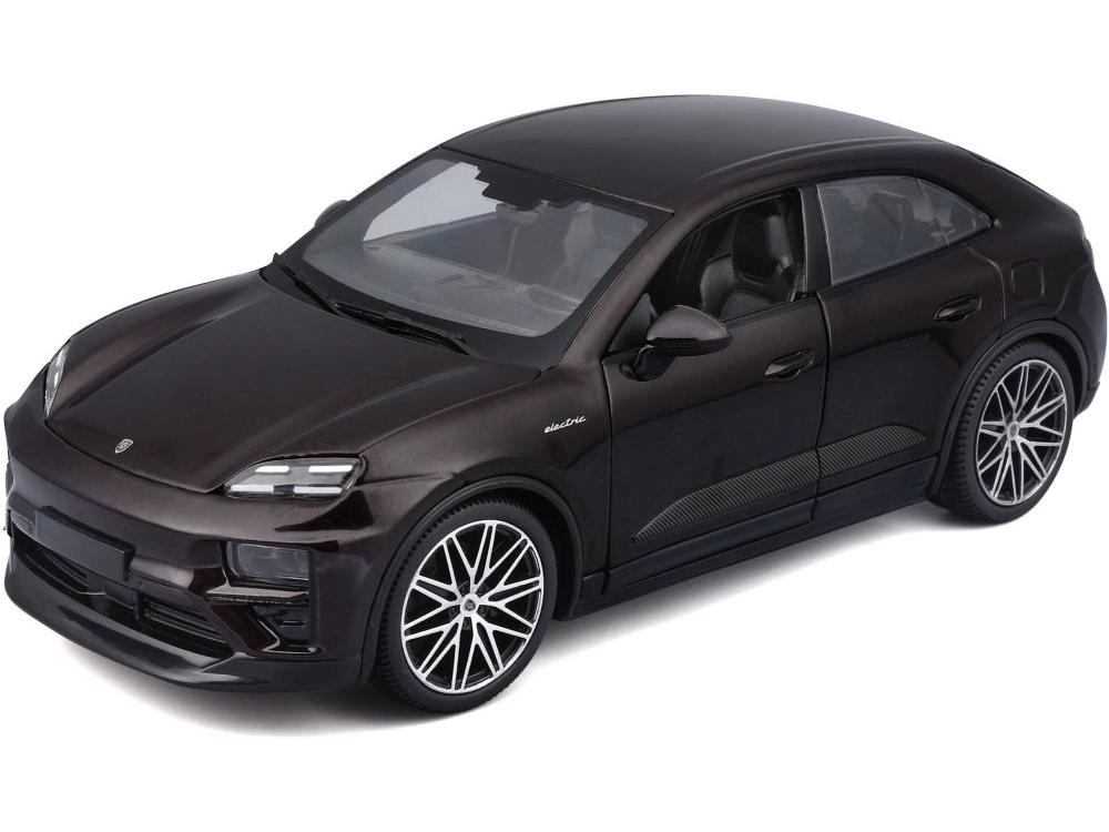 Porsche Macan 4 Electric 2024 Metallic Copper 1:24 Scale Diecast Car – Bburago-Bburago-Diecast Model Centre