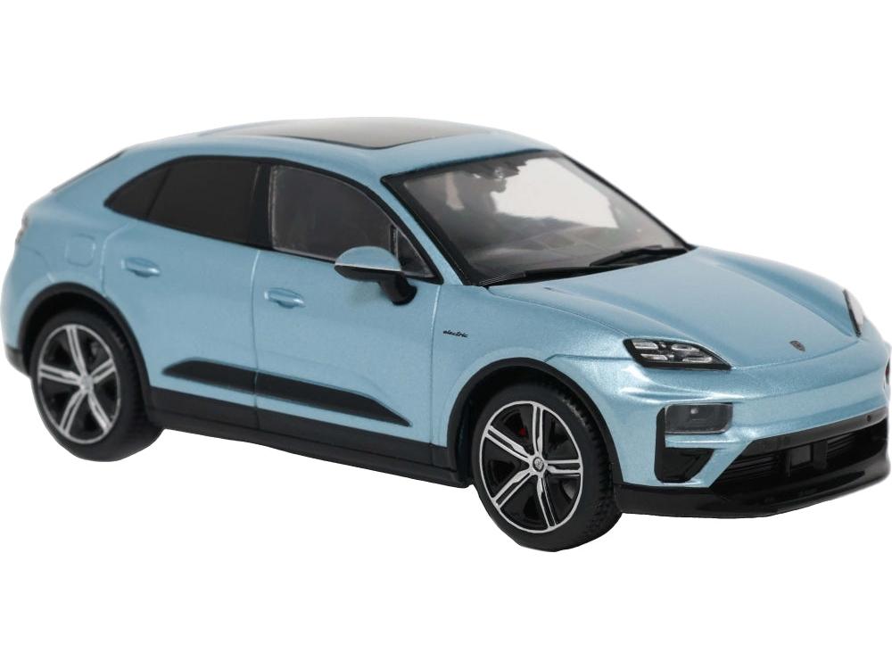 Porsche Macan Turbo Frozen Blue Metallic 2025 1:43 Scale Diecast Car – Solido-Solido-Diecast Model Centre