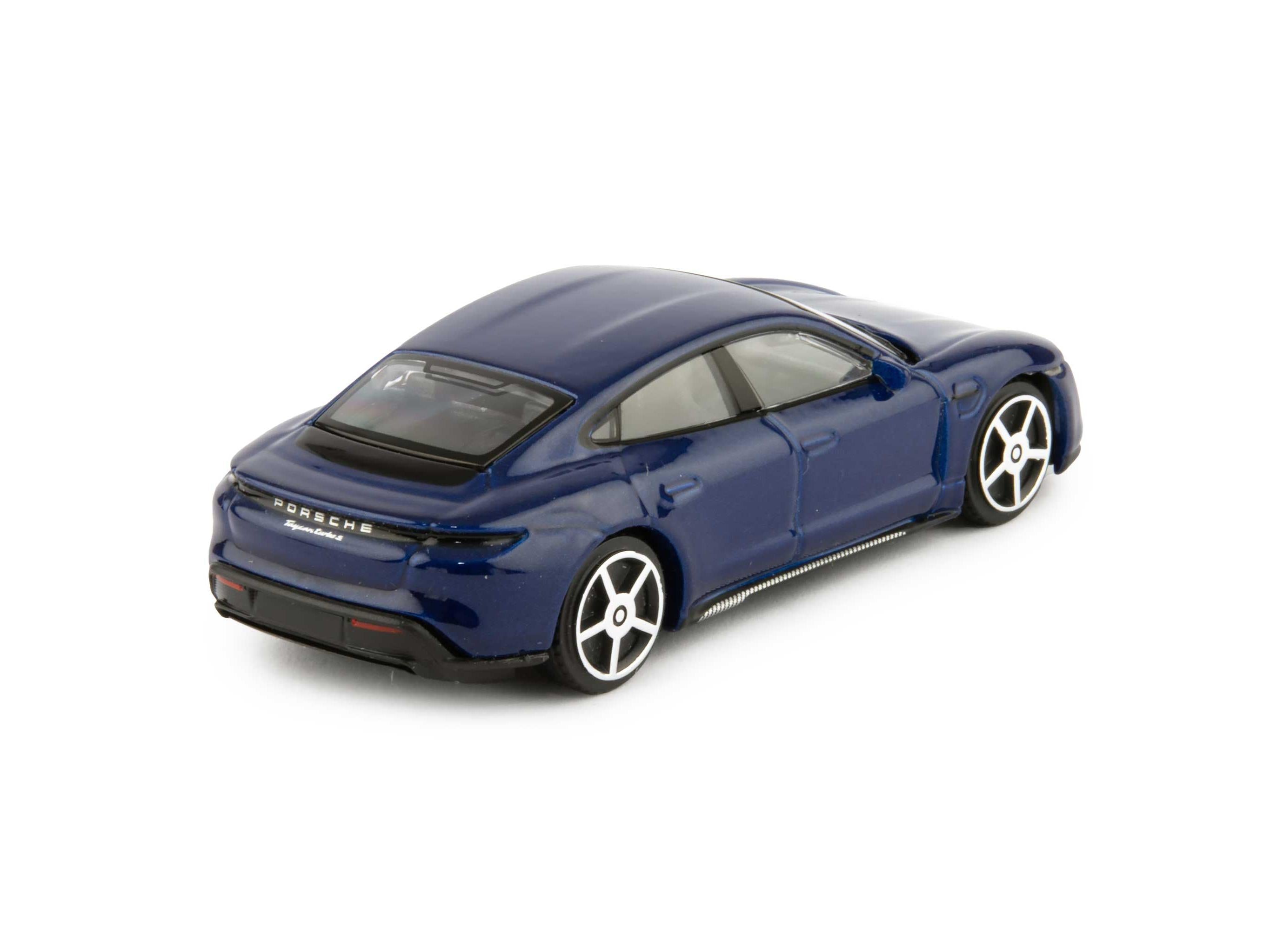 Porsche Taycan 2018 Blue 1:43 Scale Bburago Diecast Toy Car-Bburago-Diecast Model Centre