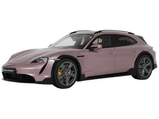Porsche Taycan Turbo S Cross Turismo Pink 2022 1:18 Scale GT Spirit Resin Model Car-GT Spirit-Diecast Model Centre