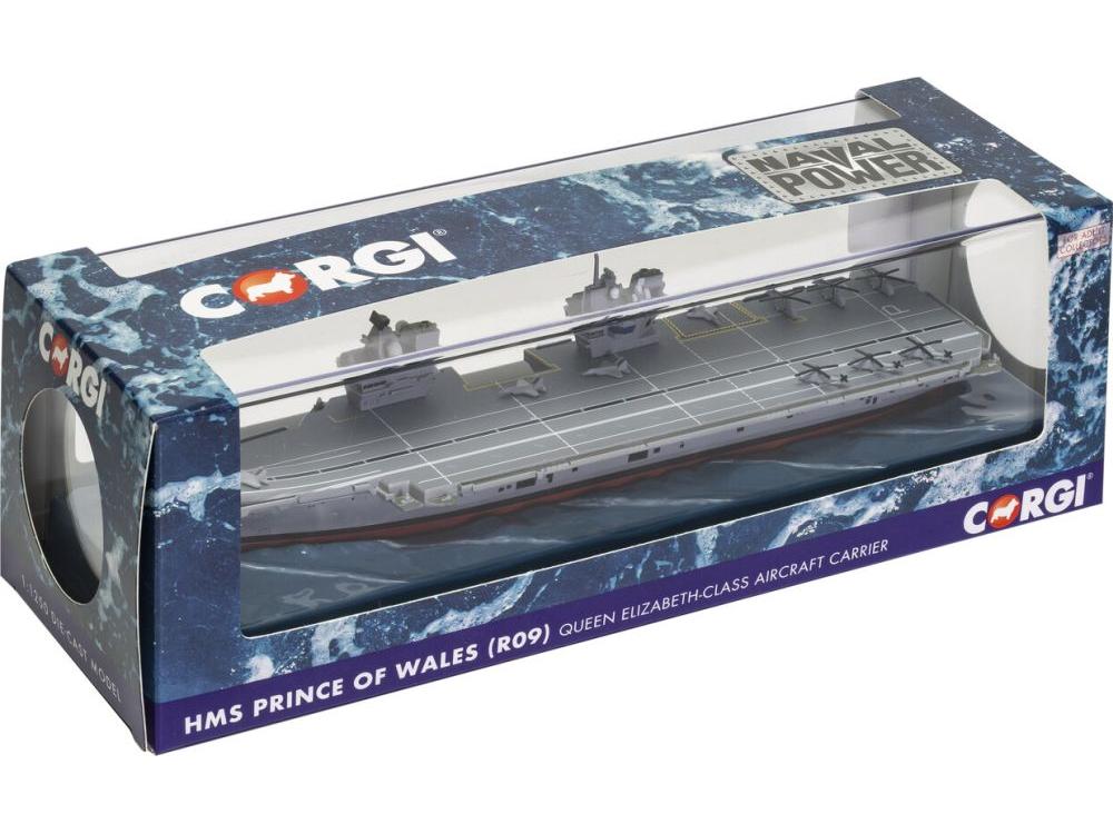 Prince of Wales Class Carrier 1 1:1250 Scale Corgi Diecast Model-Corgi-Diecast Model Centre