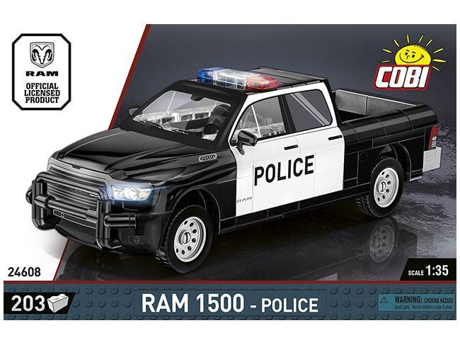 RAM 1500 Police (205 pcs) Cobi Brick Build Kit-Cobi-Diecast Model Centre