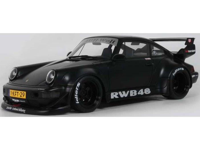 RWB Black Flat Black 2013 1:18 Scale Resin Car – GT Spirit-GT Spirit-Diecast Model Centre