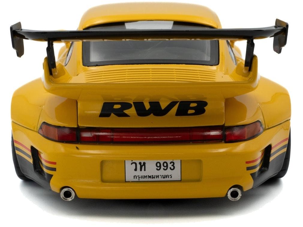 RWB Bodykit Cinderella Yellow 2020 1:18 Scale Diecast Model Car – Solido-Solido-Diecast Model Centre