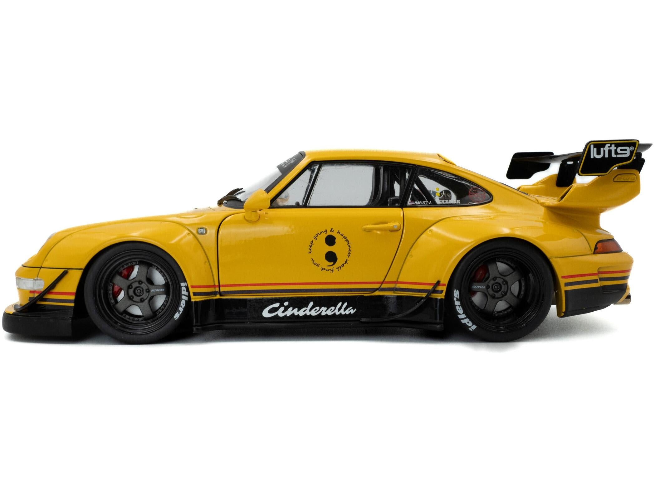 RWB Bodykit Midas Touch Yellow 2023 1:18 Scale Diecast Model Car – Solido-Solido-Diecast Model Centre