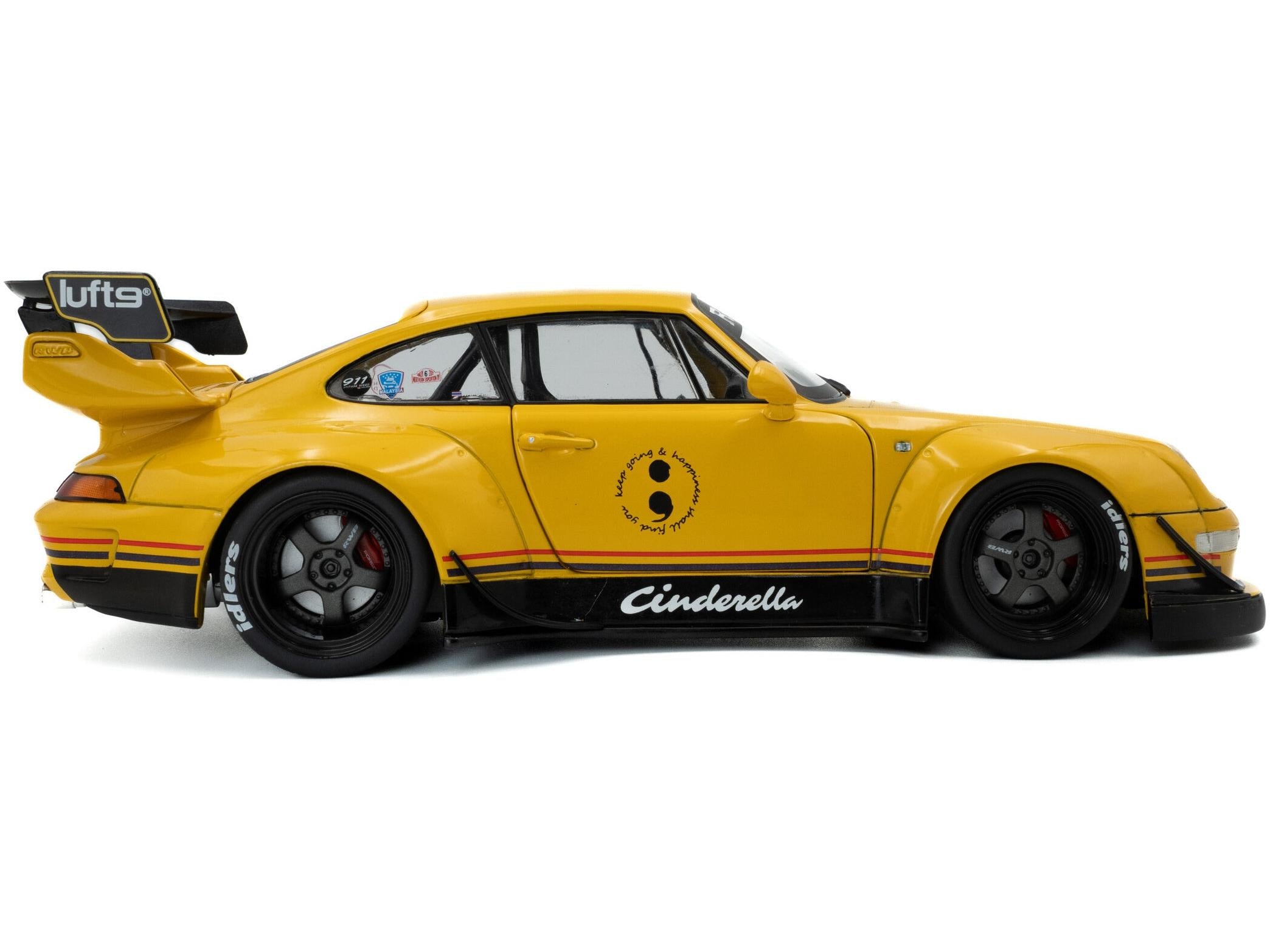 RWB Bodykit Midas Touch Yellow 2023 1:18 Scale Diecast Model Car – Solido-Solido-Diecast Model Centre