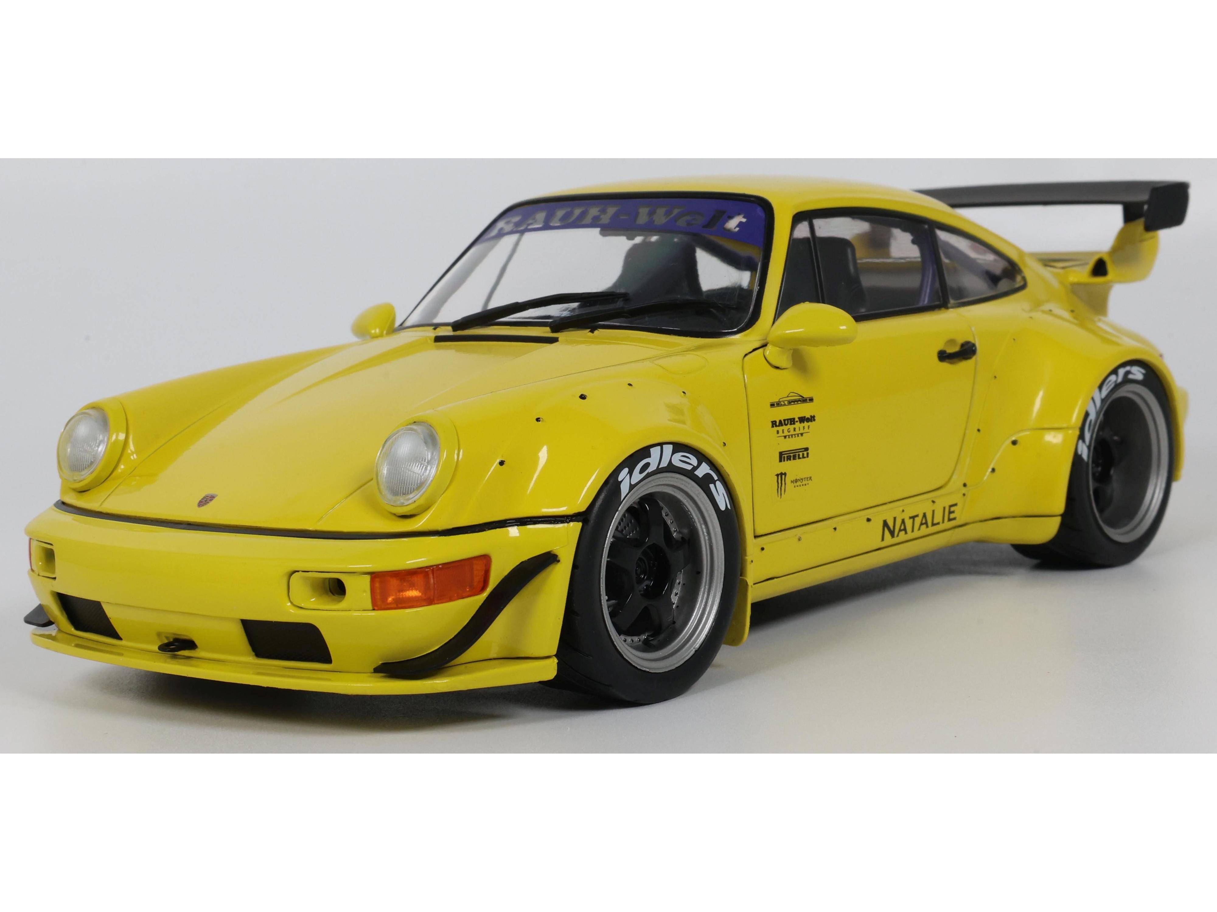 RWB Bodykit Natali Yellow 2023 1:18 Scale Solido Diecast Model Car-Solido-Diecast Model Centre