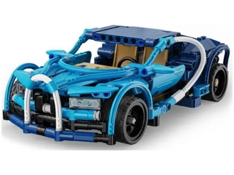Racing Car Pull Back Brick Builder Blue 377pcs Cada Kit-Cada-Diecast Model Centre
