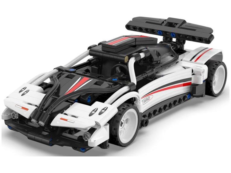 Racing Car Pull Back Brick Builder White Black 321pcs Cada Kit-Cada-Diecast Model Centre