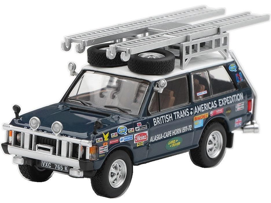 Range Rover 1971 British Trans-Americas Expedition (VXC 765K) (LHD) Blister Packaging 1:64 Scale Diecast Car – MINI GT-MINI GT-Diecast Model Centre