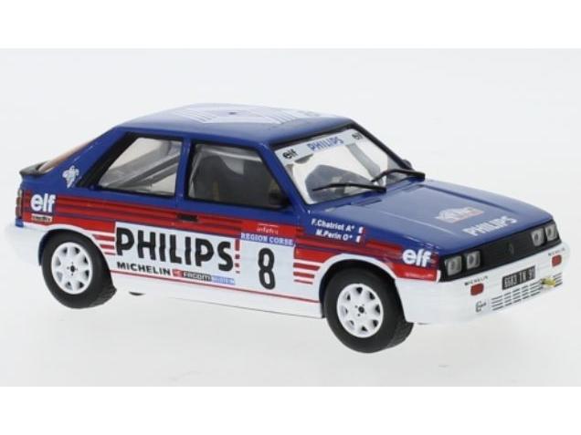 Renault 11 Turbo #8 Tour De Corse F.Chatriot/M.Perin 1987 1:43 Scale IXO Diecast Model Car-IXO-Diecast Model Centre