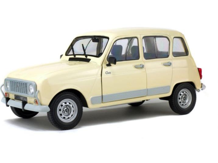 Renault 4L Clan Beige 1978 1:18 Scale Diecast Car – Solido-Solido-Diecast Model Centre