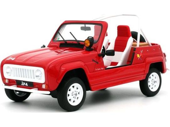 Renault 4L JP4 1987 Red 1:18 Scale OttOmobile Resin Model-OttOmobile-Diecast Model Centre