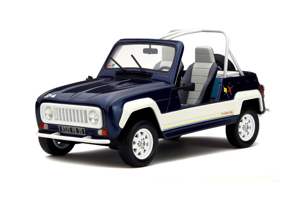 Renault 4L JP4 Blue and White 1:18 Scale OttOmobile Resin Model-OttOmobile-Diecast Model Centre