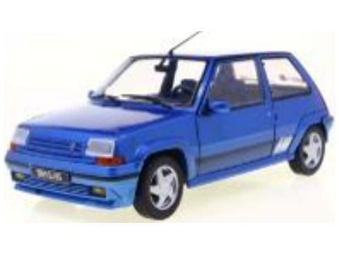 Renault 5 GT Turbo Mk2 1989 blue - 1:18 Scale Diecast Model Car-Solido-Diecast Model Centre