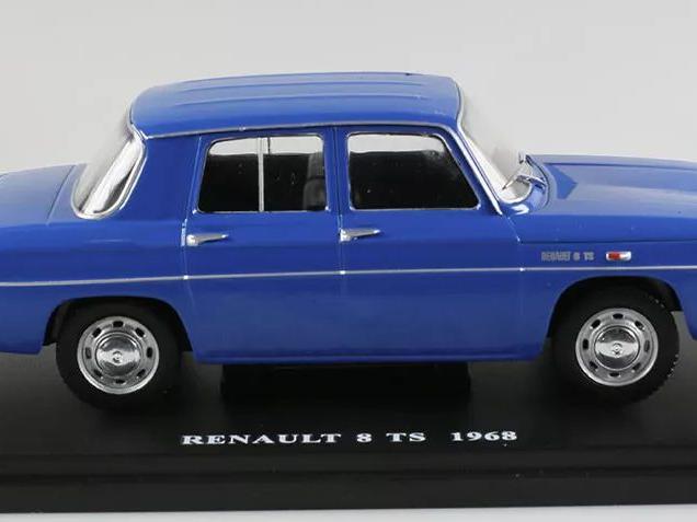 Renault 8 TS Blue Blister Packed 1:24 Scale Unbranded Diecast Model Car-Unbranded-Diecast Model Centre